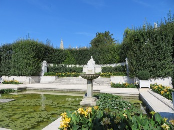 The people's garden in Vienna, Austria