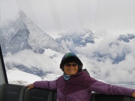 Matterhorn from Kleine Matterhorn cable, Zermatt